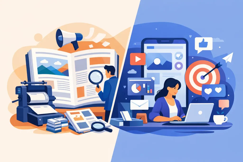 Print Advertising Versus Digital Marketing