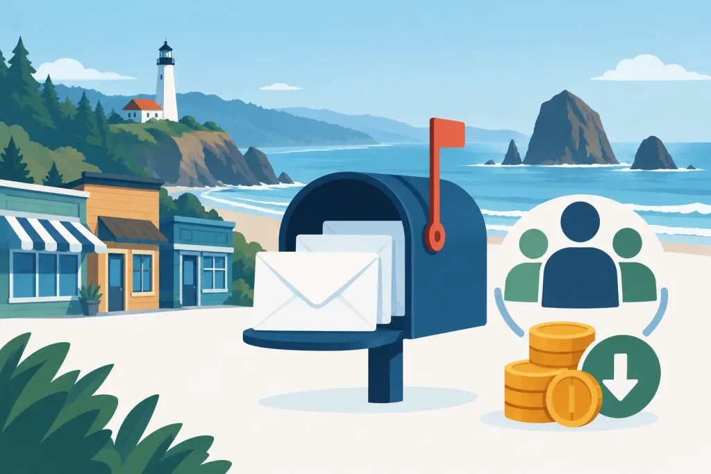 Shared Mailer Pricing for Oregon Coast Businesses
